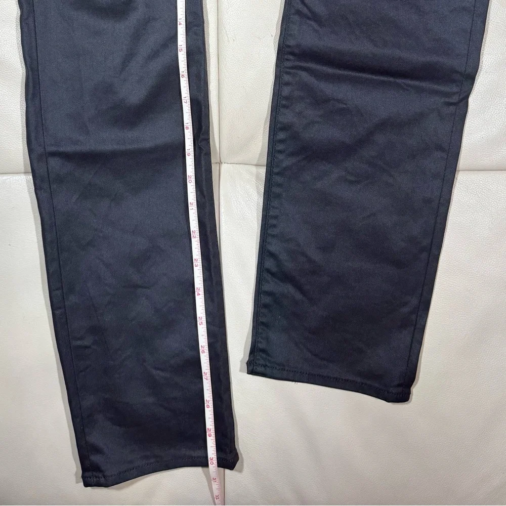 Rock & Republic Women’s Kashmiere Shiny Black Skinny Jeans - Picture 9 of 13